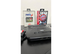 SEGA Genesis with two Games - 2