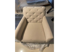 West Elm arm chairs