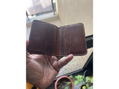 Handmade leather wallets for sale