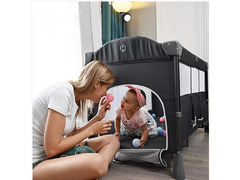 CentrePoint Foldable Baby Cot with mattress - 30 KD