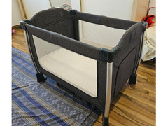 CentrePoint Foldable Baby Cot with mattress - 30 KD