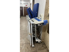 Folding hospital bed