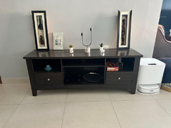 Sofa (3+2+1), High dining table (without chairs), TV unit, partition