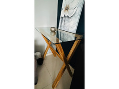 Sofa (3+2+1), High dining table (without chairs), TV unit, partition - 4