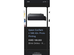 Epson echo tank printer A3+