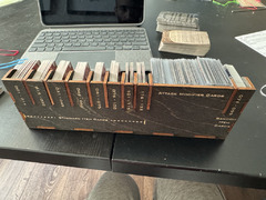 Gloomhaven Boardgame for sale with wood insert and accordion folder