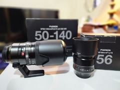 Fuji Lenses XF40-150 f2.8 WR & XF56mm f1.2