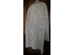 LAUREN RALPH LAUREN MENS DOUBLE BREASTED BLACK BEIGE CREAM HOUNDSTOOTH 42