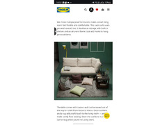 IKEA EKEBOL SOFA - 1