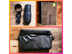 Crazy offer - Nikon AF Zoom-NIKKOR 70-300mm f/4-5.6G + Nikon branded camera bag