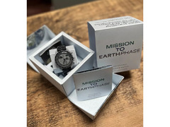 Omega Swatch Earth Phase Mission Watch