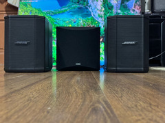 Two Bose S1 Pro with Yamaha Sub