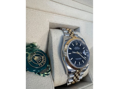 Original Rolex Special Edition Date Just Steel Gold Watch for Sale