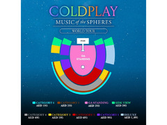 ColdPlay Tickets for Jan 14 2025