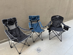 3 Camping / Beach Chairs