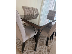 Dining Table with 6 Chairs – For Sale