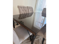 Dining Table with 6 Chairs – For Sale