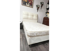 Single cot and mattress for sale