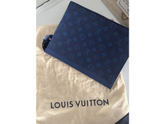 LV Mens Blue Pocette