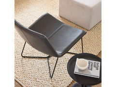 West Elm - Two Slope Leather Lounge Chairs