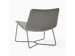 West Elm - Two Slope Leather Lounge Chairs