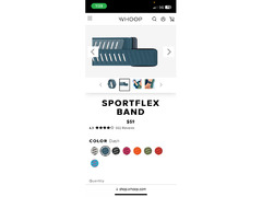 SportFlex band for whoop 4.0