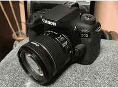 Canon 90D with 50mm Lens with K&F Bag Fotopro Tripod and Memory Card