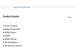 Toshiba TV 55" smart TV