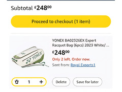 Yonex Racquets Bag New