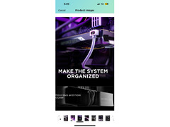 AsiaHorse Hydrus-8PIN GPU PSU Extension Cable ARGB Light