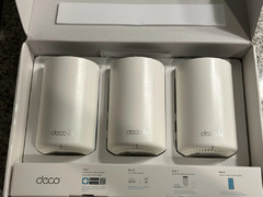 TP-Link Deco XE75 Pro WiFi 6E Mesh (3-Pack) – AXE5400, 7200 sq. ft Coverage