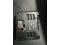 Mixer + Fender Guitar Amp + TV