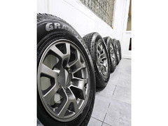 5pcs Set Suzuki Jimny Made in Japan Tires /Rims Dunlop Grandtrek Original And Clean