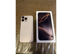 iPhone 16 Pro Max - Dessert Titanium - 256 GB