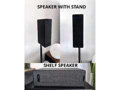 SONOS + IKEA - SYMFONISK WiFi bookshelf speaker, black smart - SET of 2 with 1 Stand