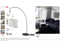 Living room items - Floor lamps - Traditional and Modern Style + Hallway Mirror