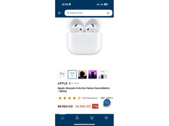 AirPods 4 with Active noise cancellation brand new box not open with one year warranty
