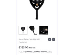 Volt 1000 Top Model Carbon Padel Power