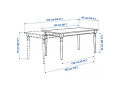Wooden Extendable Table