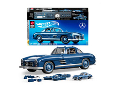 Mattel Brick Shop Hot Wheels Mercedes-Benz 300 SL Building Collectible Set