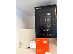 Sony A1 II with Sony 24-70mm Gm II and 50mm