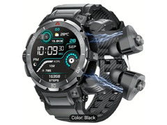 Smart Watch with Wireless Earbuds for Men