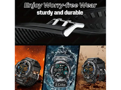 Smart Watch with Wireless Earbuds for Men