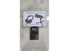 Yamaha AG03 MK3 Mixer and Zoom ZD-1 Podcast Pack