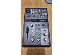 Yamaha AG03 MK3 Mixer and Zoom ZD-1 Podcast Pack