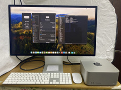APPLE MAC STUDIO M1 MAX WITH APPLE STUDIO 27" STD