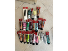 Large Lot of Acrylic Paint (130+ Items)