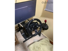Logitech g920 steering wheel with shifter and stand