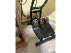 Logitech g920 steering wheel with shifter and stand