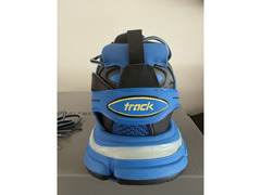 Brand New Balenciaga Track Mesh Nylon Blue / Yellow Low Top Sneakers